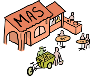 illustrtation article : La création d’un réseau de Maisons de l’alimentation solidaires sur le territoire de Montpellier&nbsp;: enjeux et perspectives