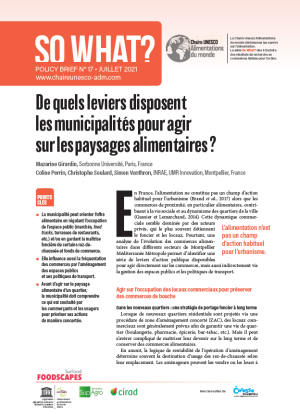 illustration So what : De quels leviers disposent  les&nbsp;municipalités pour agir  sur&nbsp;les&nbsp;paysages alimentaires&nbsp;?
