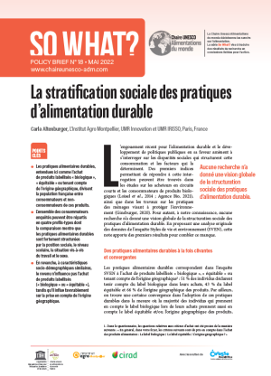 illustration So what : La stratification sociale des pratiques d’alimentation durable